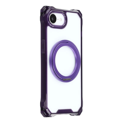For iPhone 17e / 16e Magnetic Case Ring Kickstand TPU + PC Phone Cover