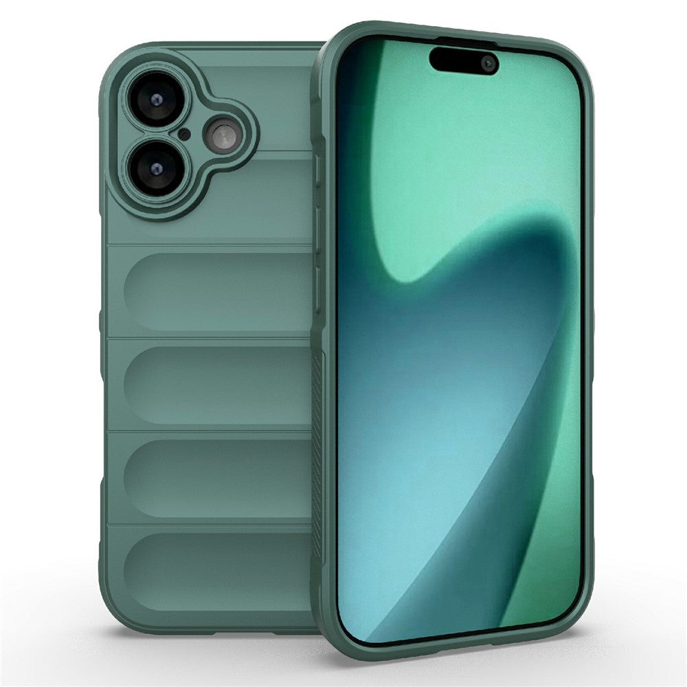 For iPhone 17 Case Anti-Drop Soft TPU Rugged Phone Back Cover