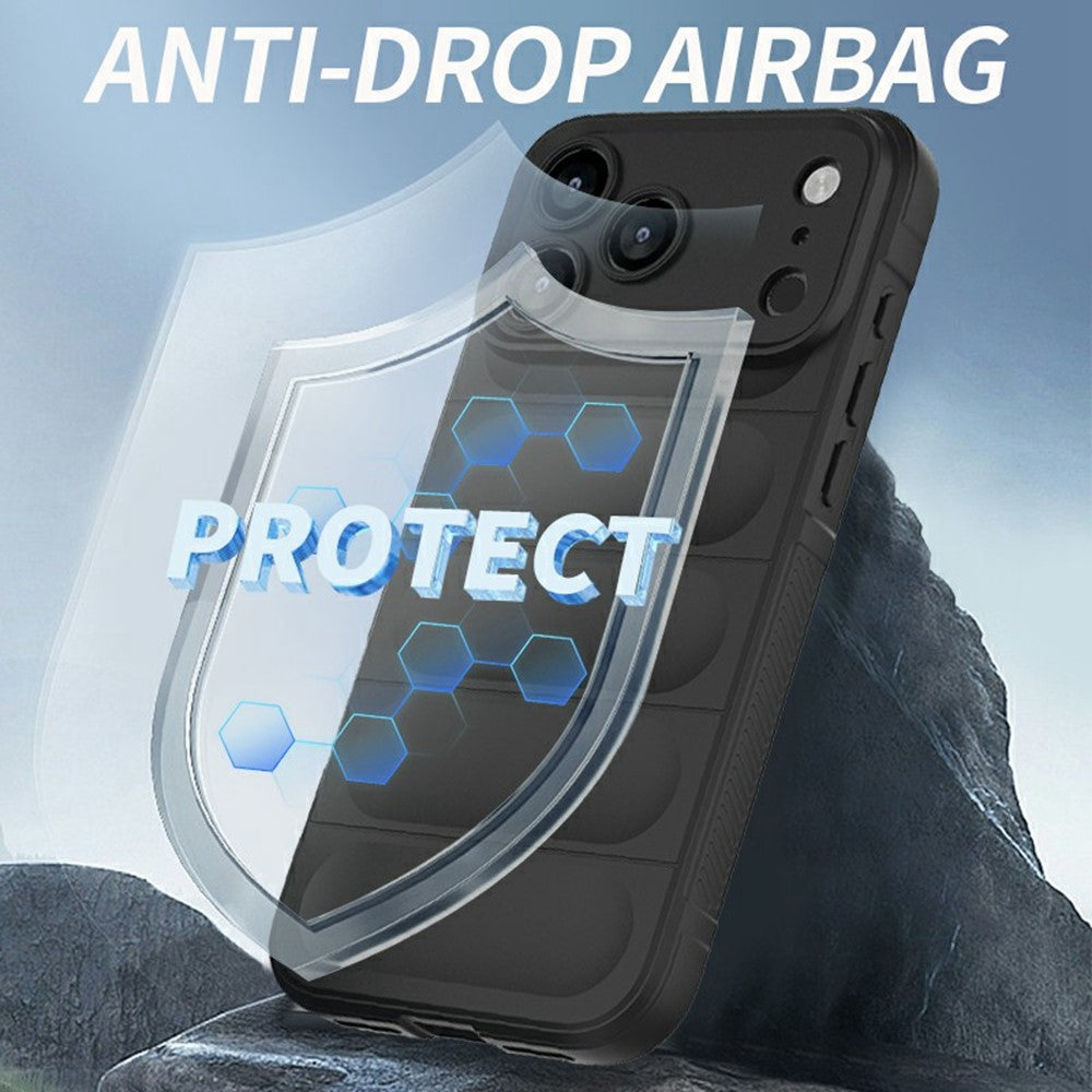For iPhone 17 Pro Max Case Anti-Drop Soft TPU Rugged Phone Back Cover
