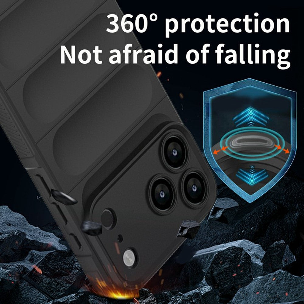 For iPhone 17 Pro Max Case Anti-Drop Soft TPU Rugged Phone Back Cover