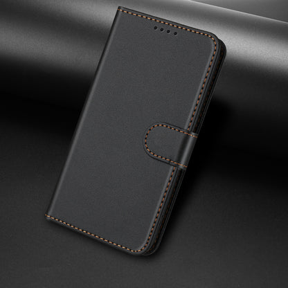 For iPhone 17 Pro Max Leather Case Wallet Stand Solid Color Anti Drop Phone Cover