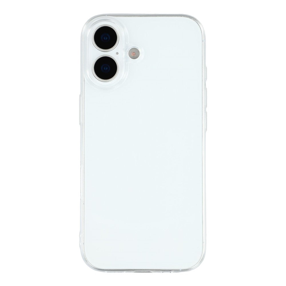 For iPhone 17 Case Watermark-Free 2.0mm Clear Phone TPU Cover