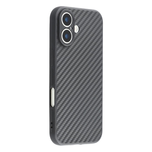 For iPhone 17 Case Flexible TPU Carbon Fiber Texture Shockproof Phone Cover