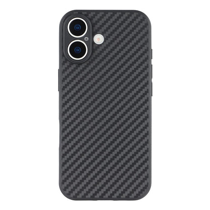 For iPhone 17 Case Flexible TPU Carbon Fiber Texture Shockproof Phone Cover