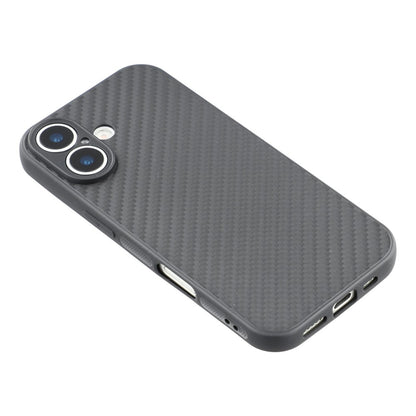 For iPhone 17 Case Flexible TPU Carbon Fiber Texture Shockproof Phone Cover