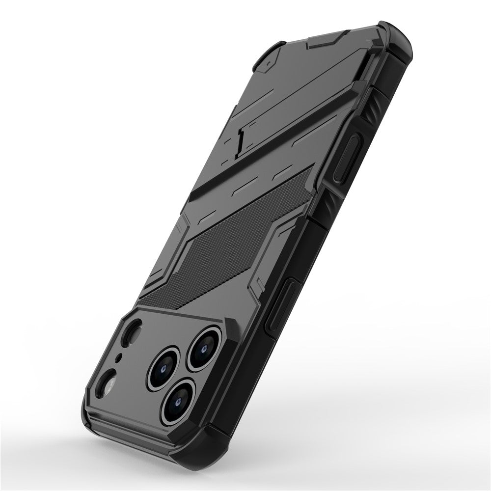 For iPhone 18 Pro / 17 Pro Case PC + TPU Shockproof Phone Cover with Kickstand