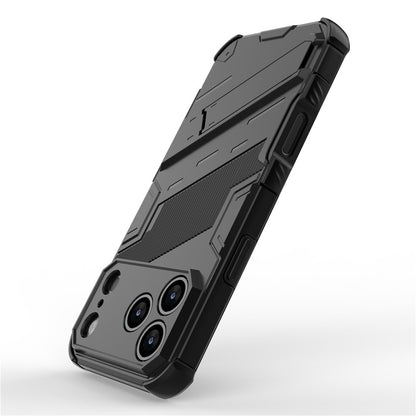For iPhone 18 Pro / 17 Pro Case PC + TPU Shockproof Phone Cover with Kickstand