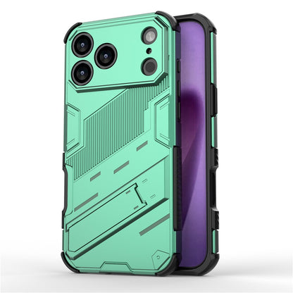 For iPhone 18 Pro / 17 Pro Case PC + TPU Shockproof Phone Cover with Kickstand