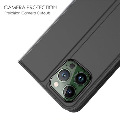 PU Leather + TPU Phone Cover For iPhone 14 Pro Max, Anti-scratch Flip Phone Case Stand with Card Holder