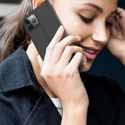 PU Leather + TPU Phone Cover For iPhone 14 Pro Max, Anti-scratch Flip Phone Case Stand with Card Holder