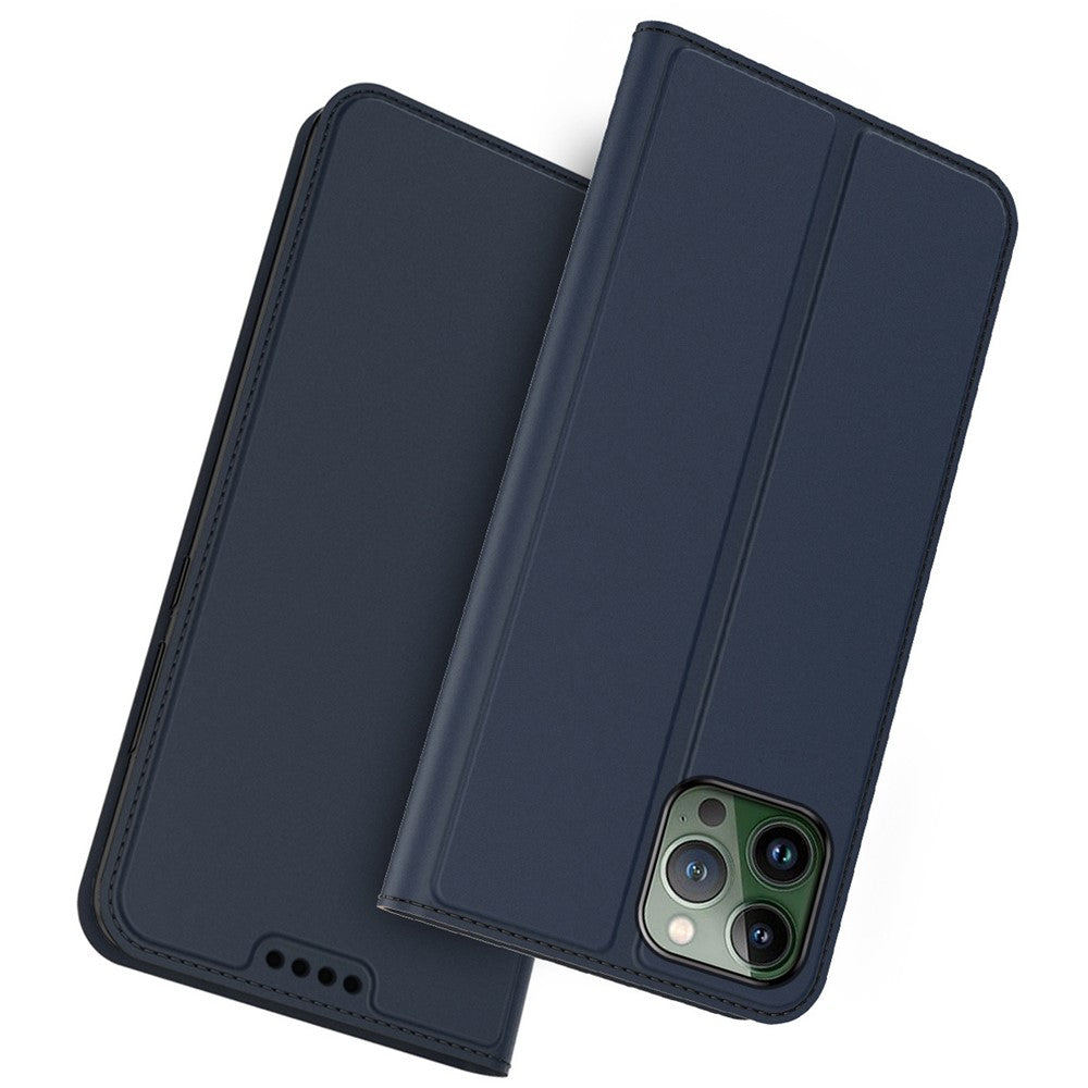 PU Leather + TPU Phone Cover For iPhone 14 Pro Max, Anti-scratch Flip Phone Case Stand with Card Holder