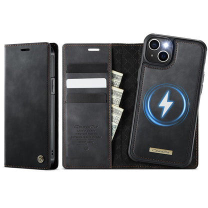CASEME For iPhone 14 Case  C49  Compatible with MagSafe RFID Blocking Detachable Wallet Leather Phone Cover