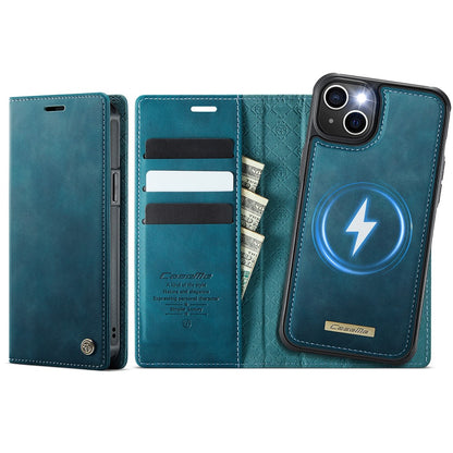 CASEME For iPhone 14 Case  C49  Compatible with MagSafe RFID Blocking Detachable Wallet Leather Phone Cover