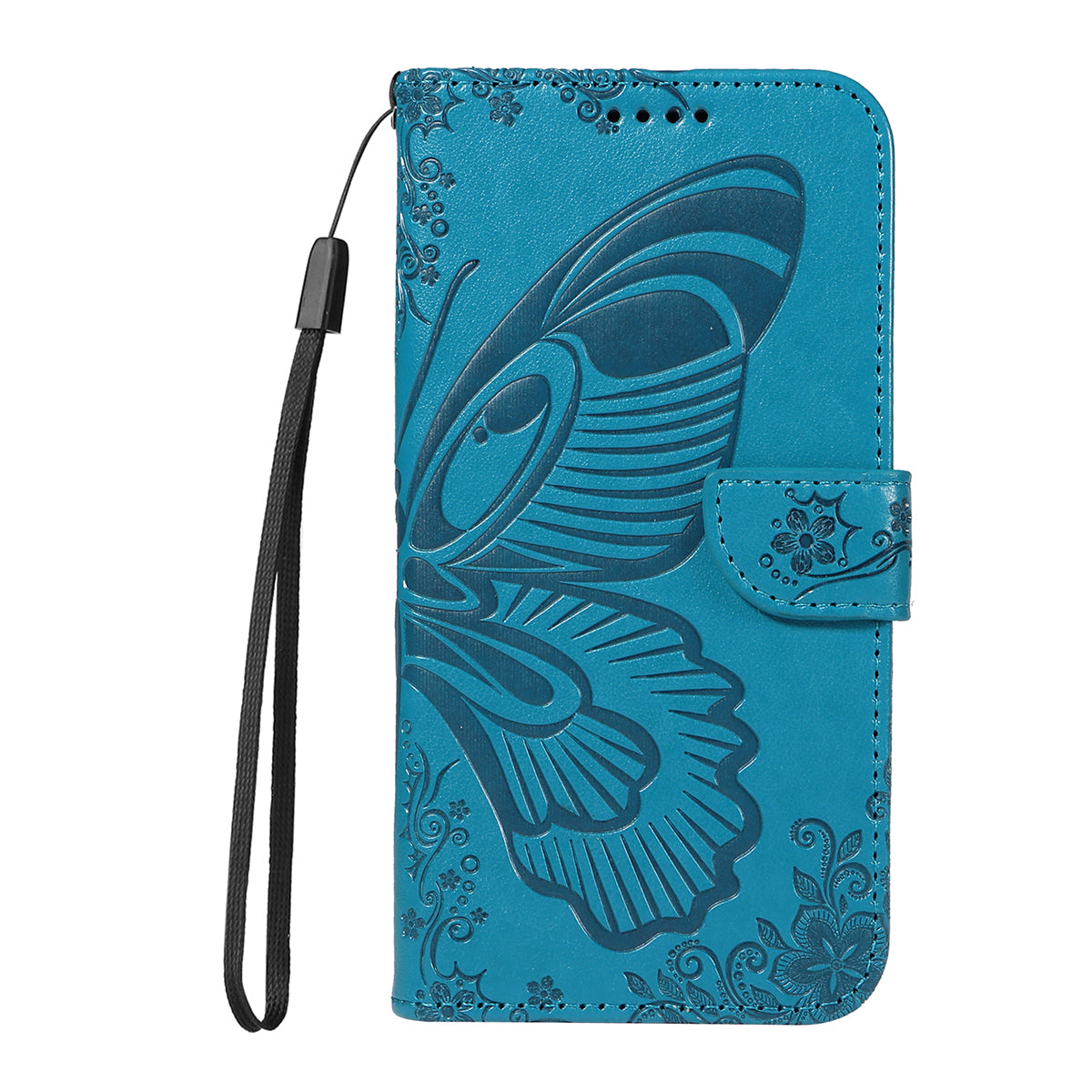 For iPhone 17 Case Butterfly Pattern PU Leather Folio Flip Phone Cover