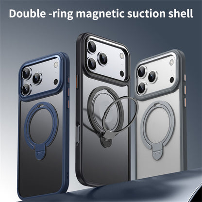 For iPhone 17 Pro Phone Case Compatible with MagSafe Kickstand Matte Back Cover