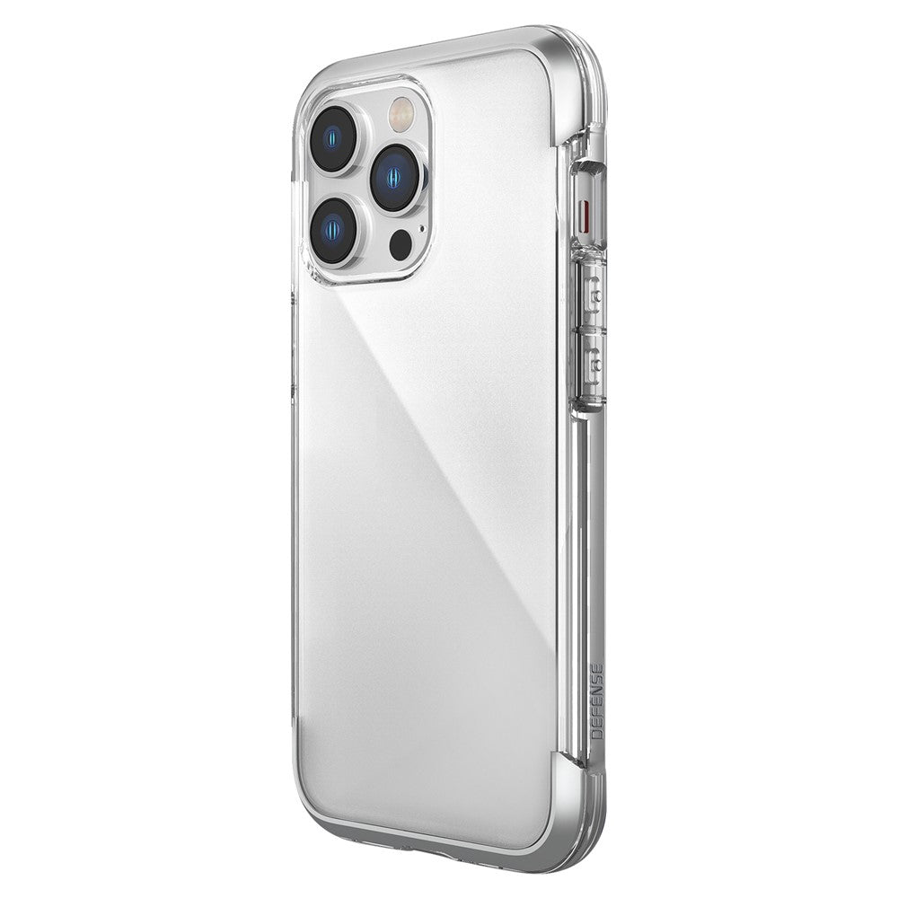 DEFENSE Anti-fall Phone Case for iPhone 14 Pro Max Air Soft TPU Aluminum Alloy Corners Protective Phone Cover