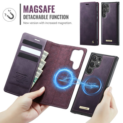 CASEME For Samsung Galaxy S25 Ultra Case  C49 Magnetic Case RFID Blocking Detachable Wallet Leather Phone Cover