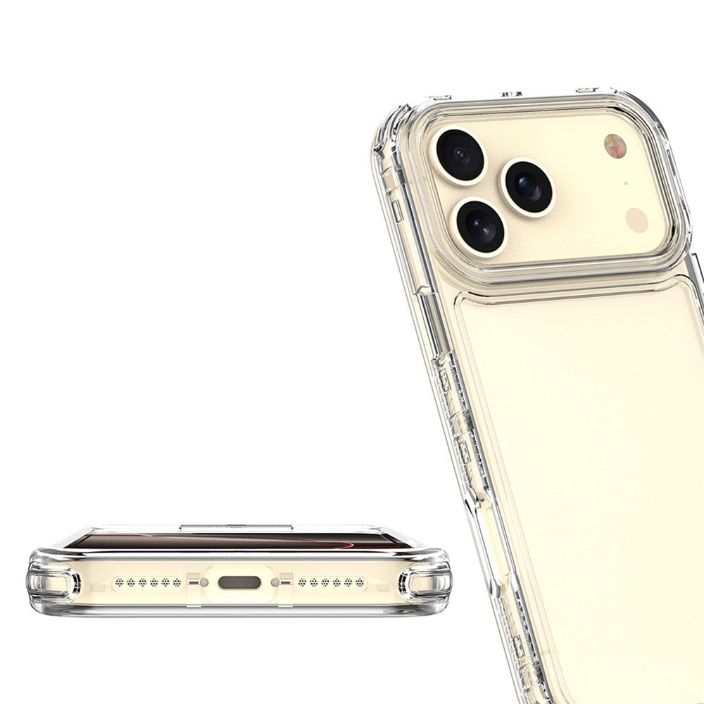 For iPhone 17 Pro Max Phone Case Acrylic TPU Clear Mobile Cover