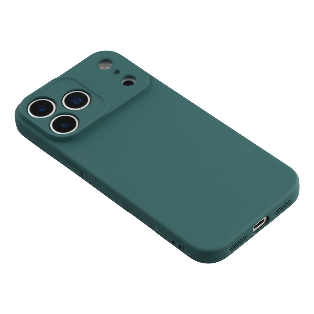 For iPhone 17 Pro Max Case TPU Back Soft Anti-Scratch Fiber Lining Phone Cover