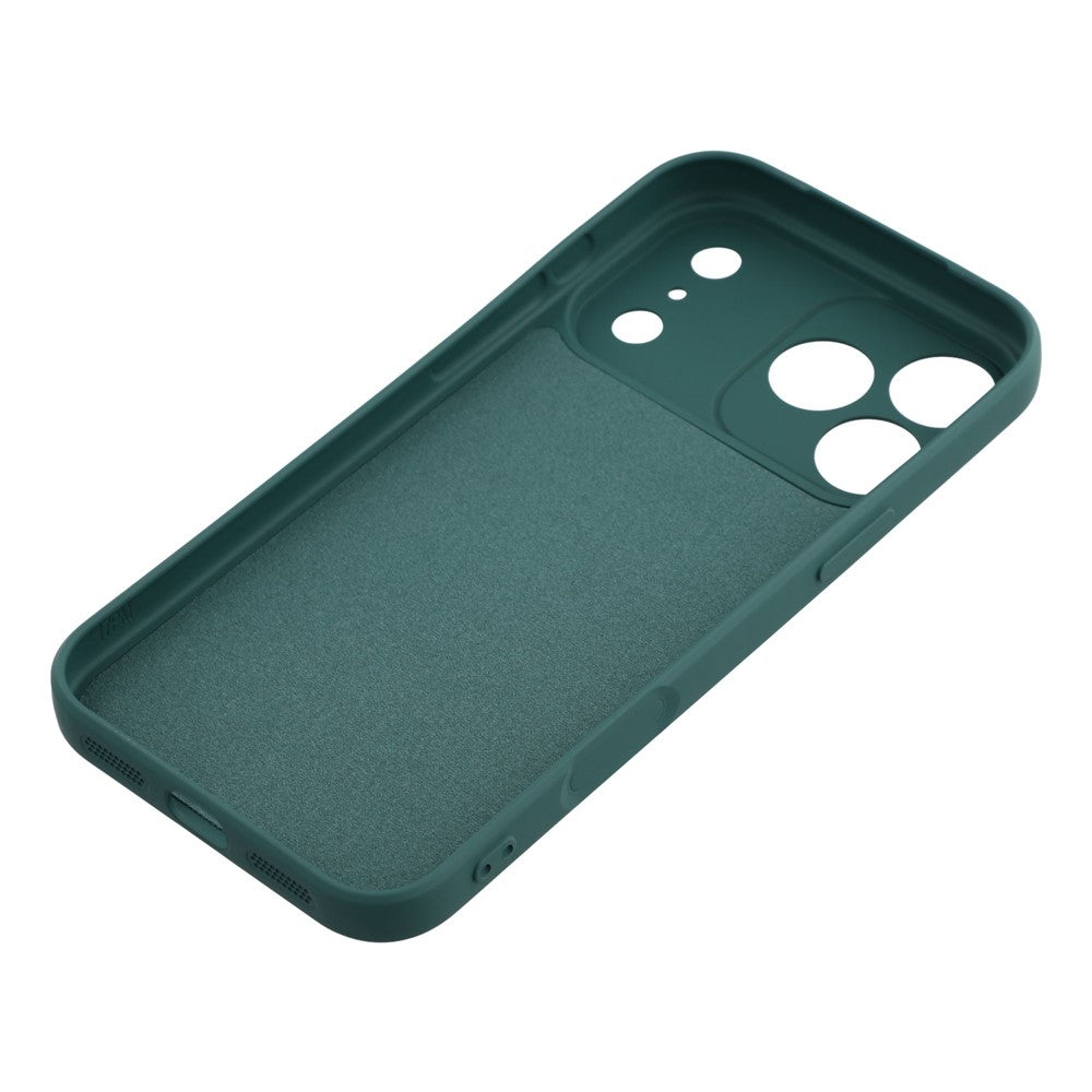 For iPhone 17 Pro Max Case TPU Back Soft Anti-Scratch Fiber Lining Phone Cover