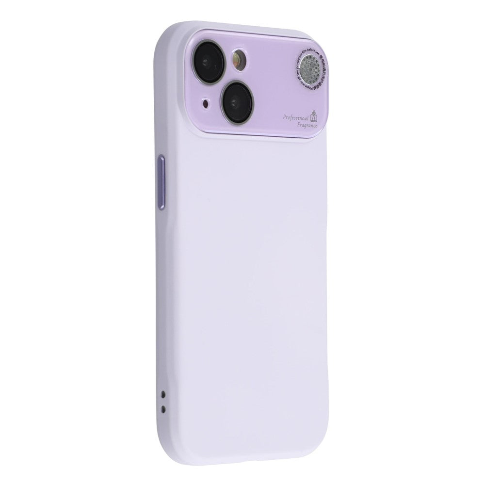For iPhone 14 Case Large Camera Window Liquid Silicone Aromatherapy Phone Cover