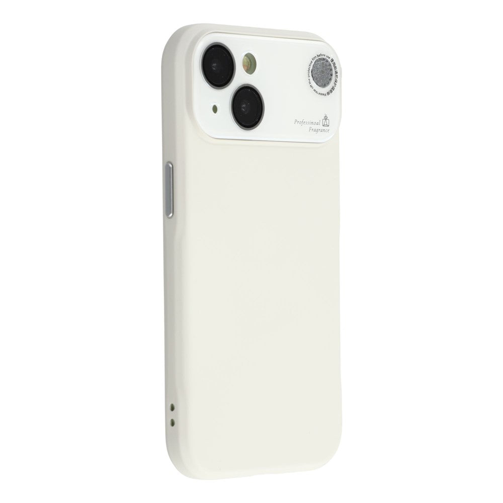 For iPhone 14 Case Large Camera Window Liquid Silicone Aromatherapy Phone Cover