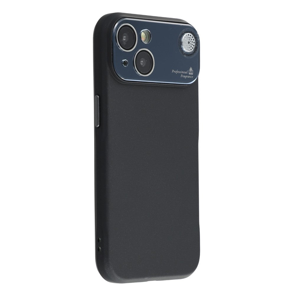 For iPhone 14 Case Large Camera Window Liquid Silicone Aromatherapy Phone Cover