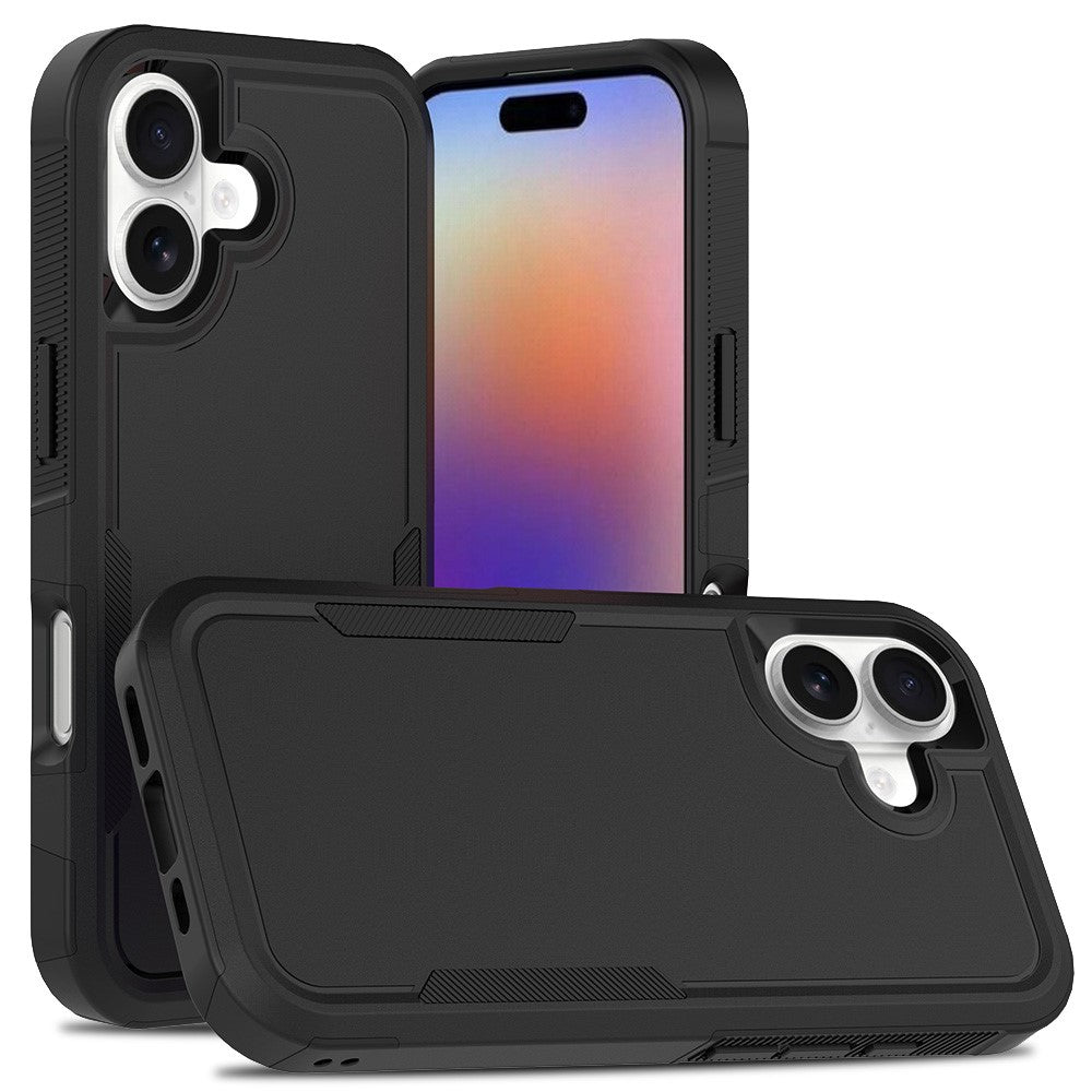 For iPhone 17 Case 2 in 1 PC + TPU Shockproof Phone Cover