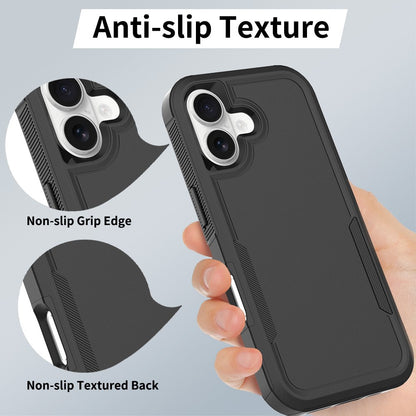 For iPhone 17 Case 2 in 1 PC + TPU Shockproof Phone Cover
