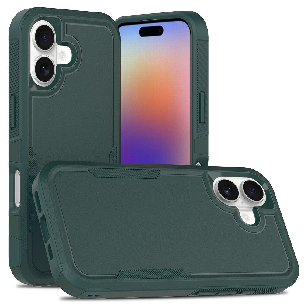 For iPhone 17 Case 2 in 1 PC + TPU Shockproof Phone Cover
