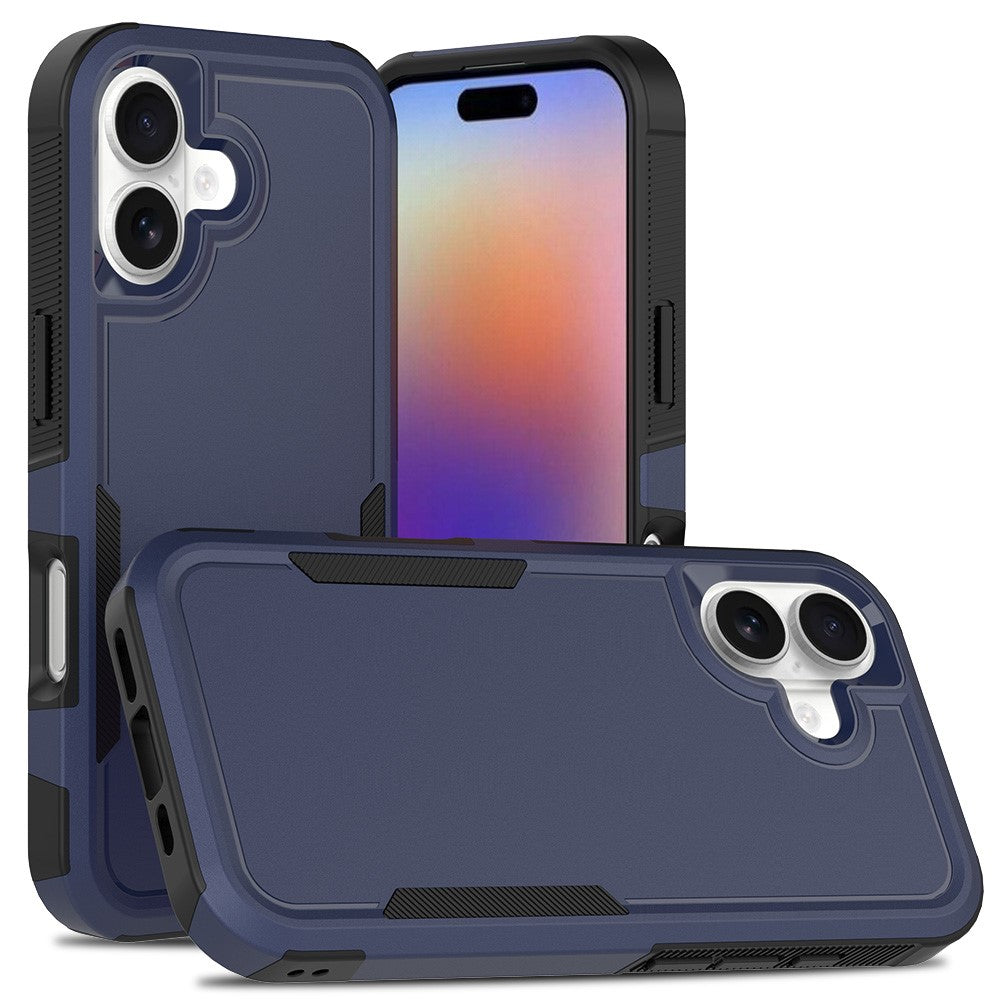 For iPhone 17 Case 2 in 1 PC + TPU Shockproof Phone Cover