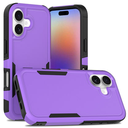 For iPhone 17 Case 2 in 1 PC + TPU Shockproof Phone Cover