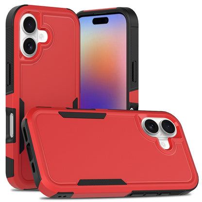 For iPhone 17 Case 2 in 1 PC + TPU Shockproof Phone Cover