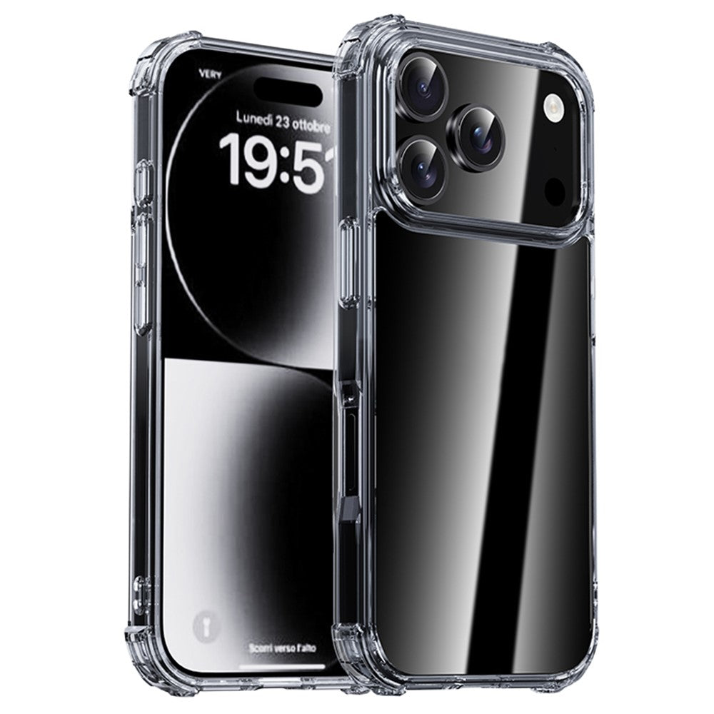 IPAKY For iPhone 17 Pro Case Four Corner Shockproof Clear Phone Back Cover