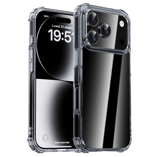 IPAKY For iPhone 17 Pro Case Four Corner Shockproof Clear Phone Back Cover