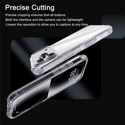 IPAKY For iPhone 17 Pro Case Four Corner Shockproof Clear Phone Back Cover