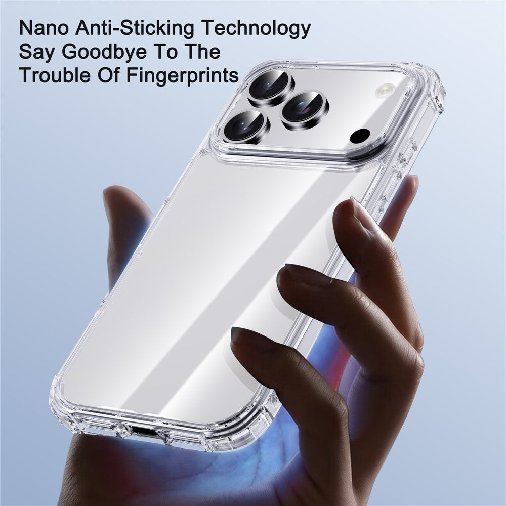 IPAKY For iPhone 17 Pro Case Four Corner Shockproof Clear Phone Back Cover