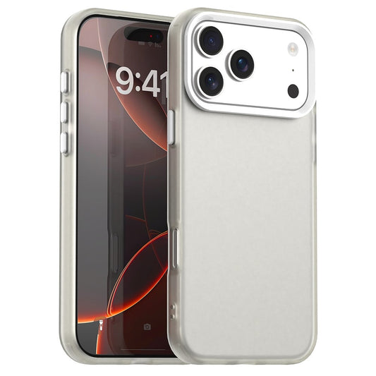 For iPhone 17 Pro Case PC + TPU + PET Matte Anti-Drop Phone Back Cover