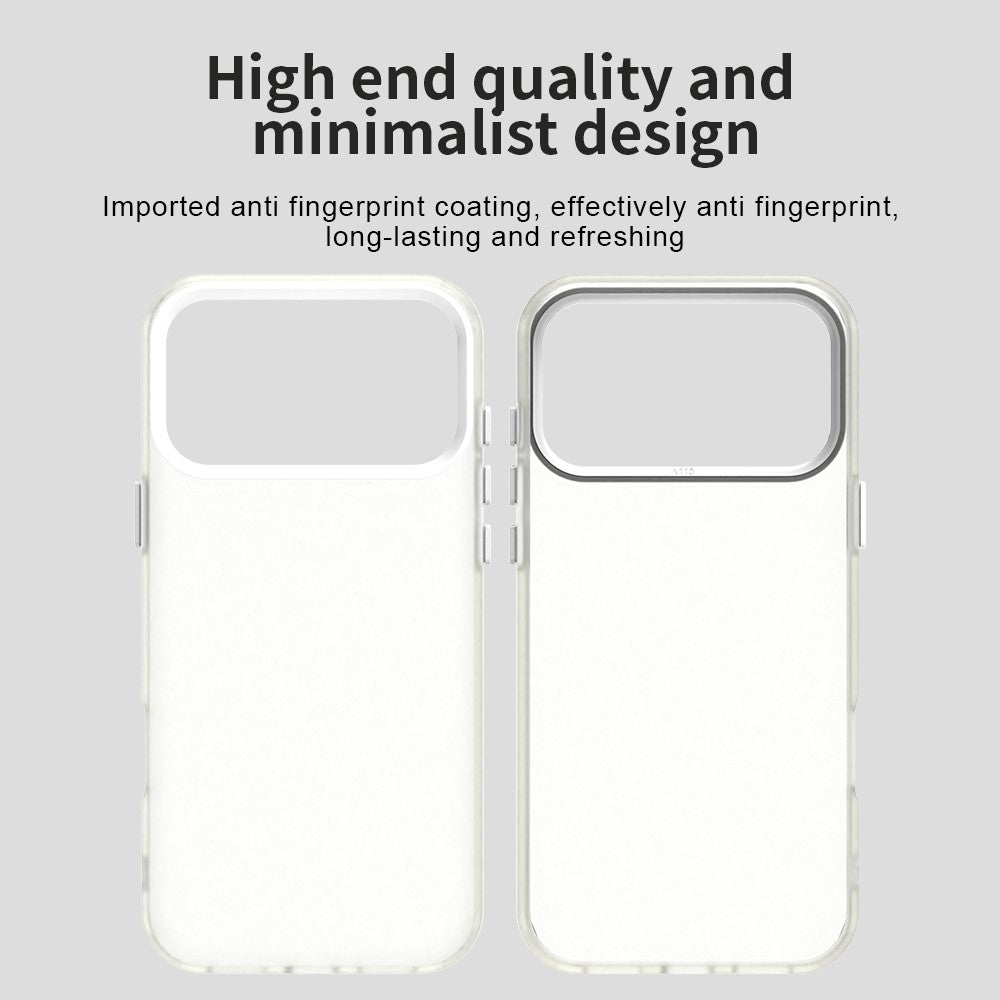 For iPhone 17 Pro Case PC + TPU + PET Matte Anti-Drop Phone Back Cover