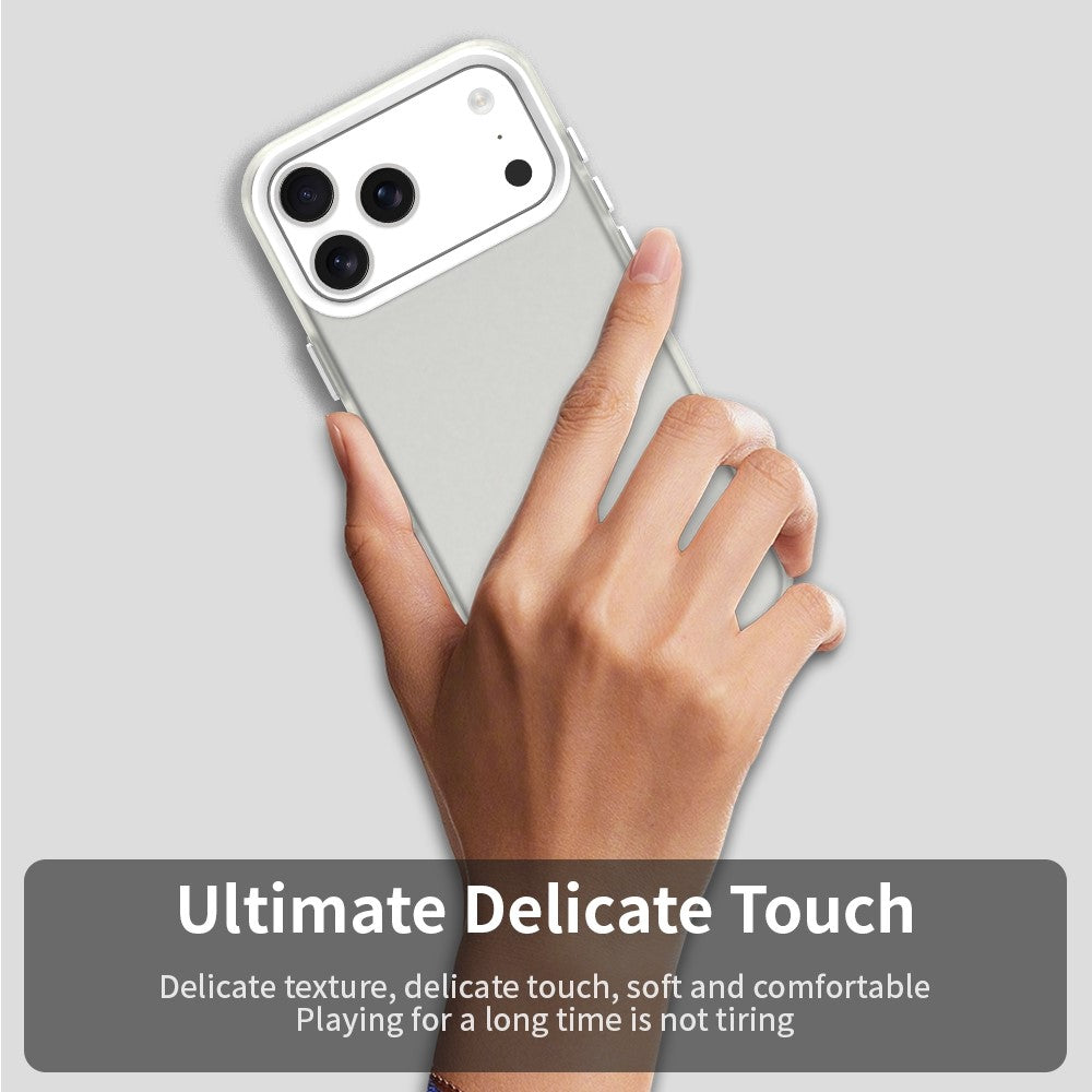 For iPhone 17 Pro Case PC + TPU + PET Matte Anti-Drop Phone Back Cover