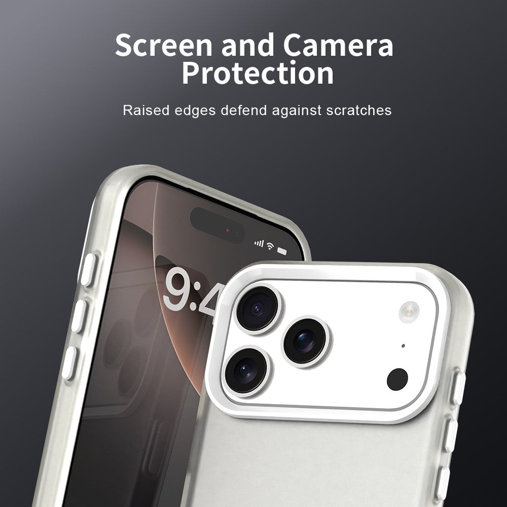 For iPhone 17 Pro Case PC + TPU + PET Matte Anti-Drop Phone Back Cover