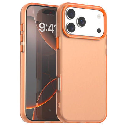 For iPhone 17 Pro Case PC + TPU + PET Matte Anti-Drop Phone Back Cover