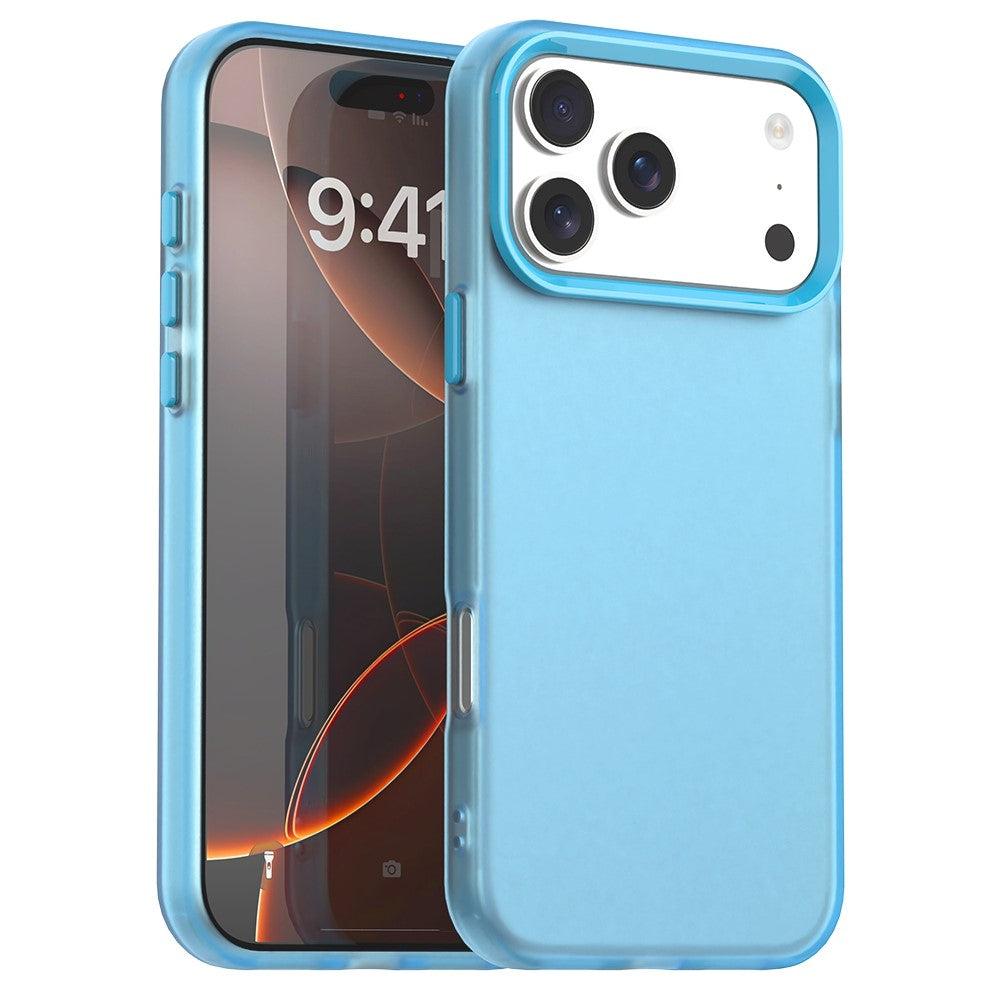 For iPhone 17 Pro Case PC + TPU + PET Matte Anti-Drop Phone Back Cover