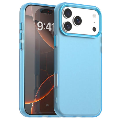 For iPhone 17 Pro Case PC + TPU + PET Matte Anti-Drop Phone Back Cover