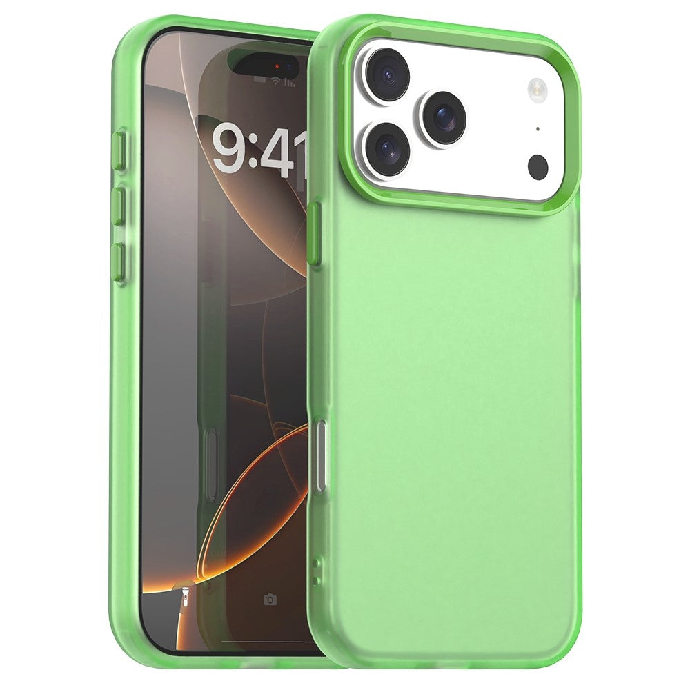 For iPhone 17 Pro Case PC + TPU + PET Matte Anti-Drop Phone Back Cover