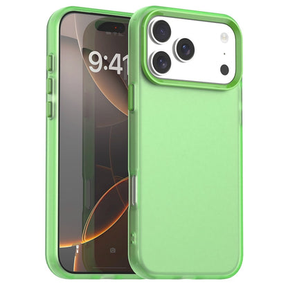 For iPhone 17 Pro Case PC + TPU + PET Matte Anti-Drop Phone Back Cover