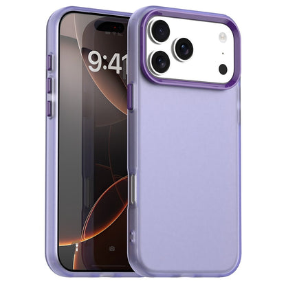 For iPhone 17 Pro Case PC + TPU + PET Matte Anti-Drop Phone Back Cover