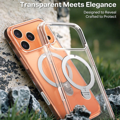 TORRAS Ostand Q3 Spin Series For iPhone 17 Pro Case Compatible with MagSafe Rotating Kickstand PC + TPU Phone Cover
