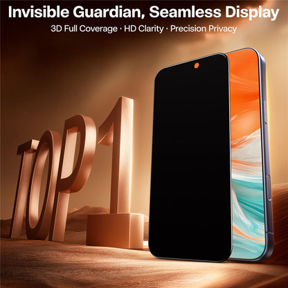 TORRAS Glassgo For iPhone 17 Pro Anti Spy Screen Protector Tempered Glass Private Film with Auto-Align Frame