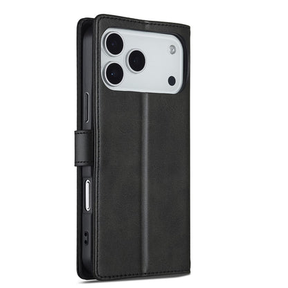 LC.IMEEKE For iPhone 17 Pro Max Case Calf Texture PU Leather Stand Wallet Phone Cover